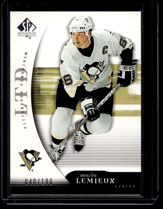 2005-06 Upper Deck SP Authentic - LTD - Mario Lemieux #79 /100
