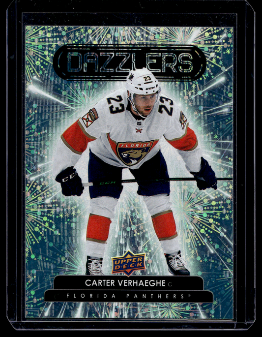 2022-23 Upper Deck Series 1 - Dazzlers - Green - Carter Verhaeghe #DZ-31