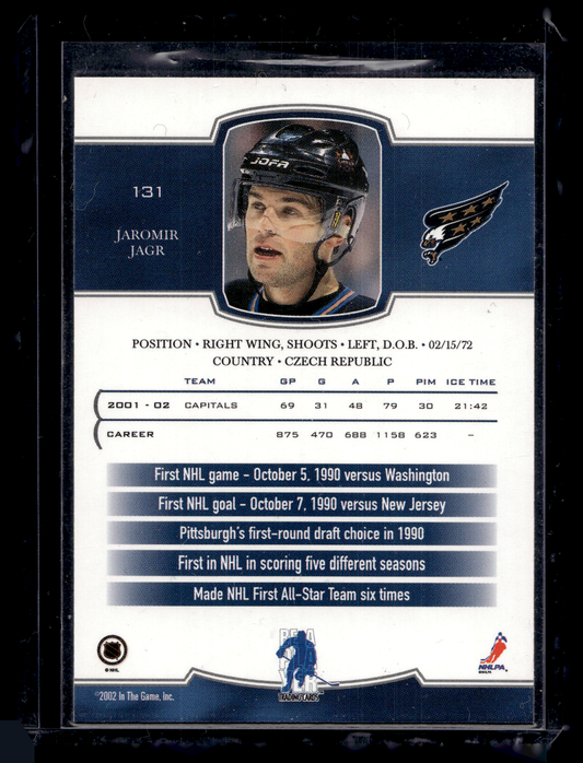 2002-03 In the Game Be A Player First Edition - Jaromir Jagr #131
