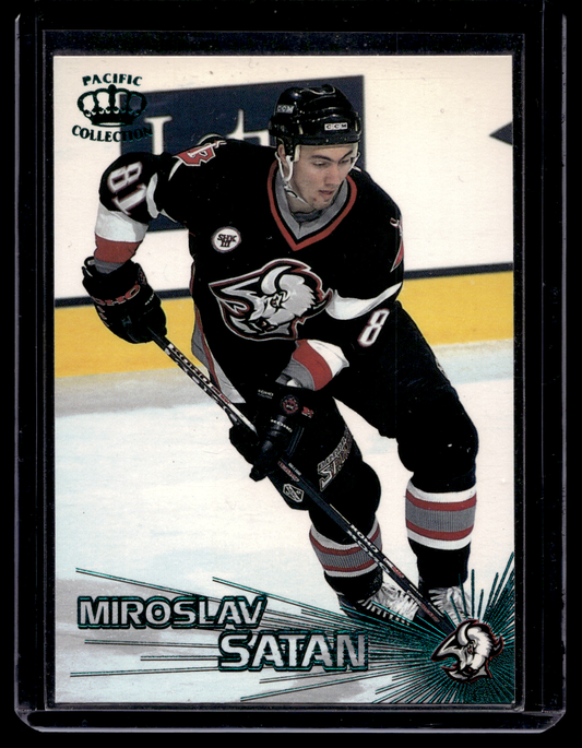 1997-98 Pacific Crown Collection - Emerald - Miroslav Satan #132