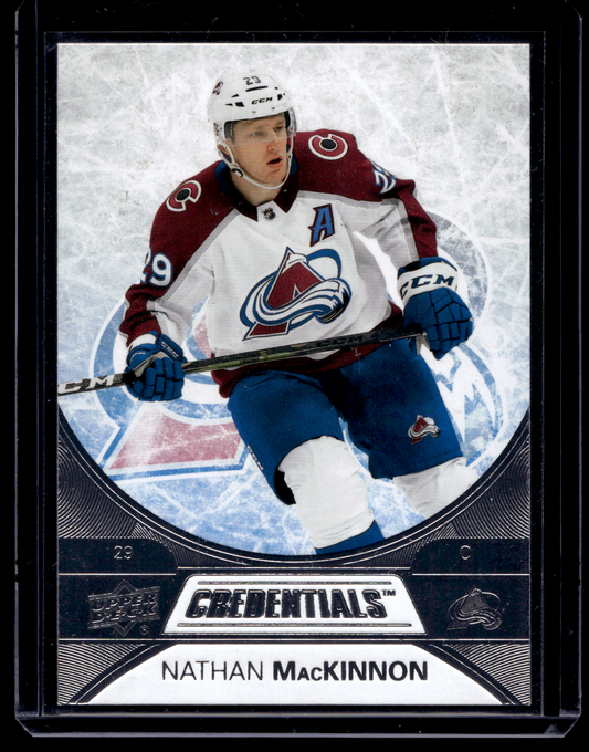 2021-22 Upper Deck Credentials - Nathan Mackinnon #4