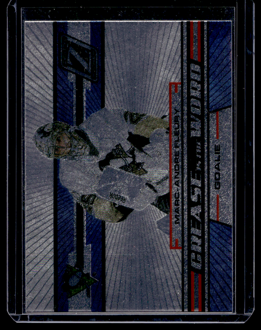 2010-11 Panini Zenith - Crease is the Word - Marc-Andre Fleury #6