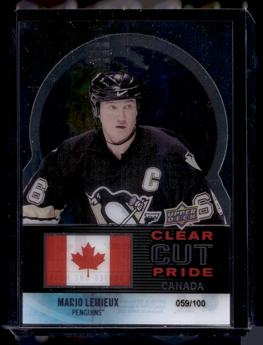 2012-13 Upper Deck - Clear Cut Pride Canada Retired - Mario Lemieux #PCR-2 /100