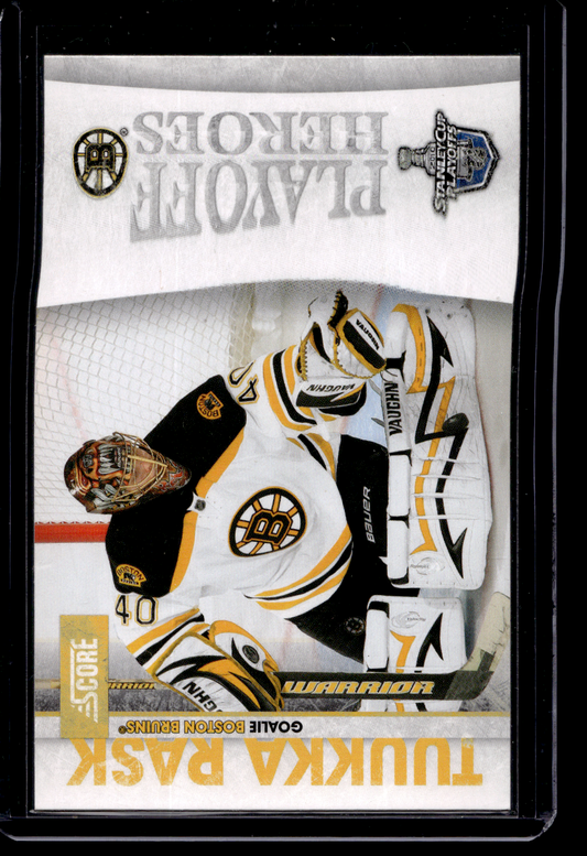 2010-11 Score - Playoff Heroes - Tuukka Rask #2