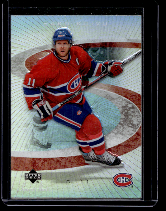 2006-07 Upper Deck Sweet Shot - Saku Koivu #55
