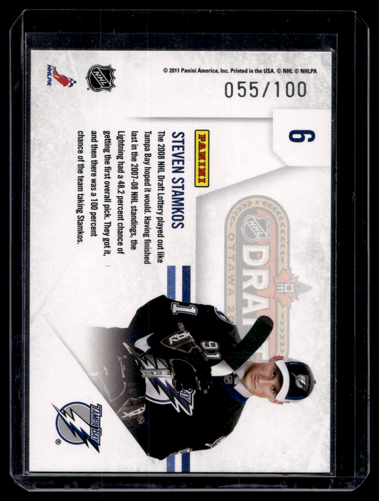2010-11 Panini Playoff Contenders - Lottery Winners - Purple - Steven Stamkos #6 /100