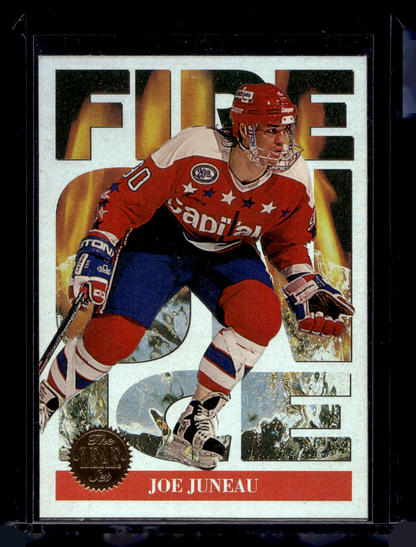 1994-95 Leaf - Fire on Ice - Joe Juneau #7