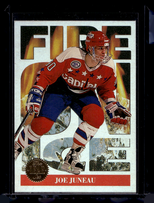 1994-95 Leaf - Fire on Ice - Joe Juneau #7
