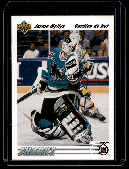 1991-92 Upper Deck - French  - Jarmo Myllys #537