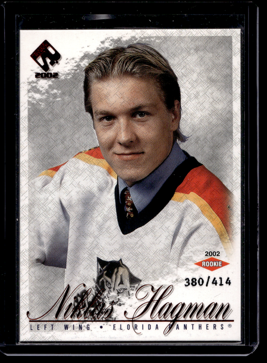 2001-02 Pacific Private Stock -  Niklas Hagman #122 /414 RC