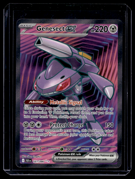 2025 Pokemon - Scarlet & Violet - Black Bolt - Ultra Rare - Genesect ex #161