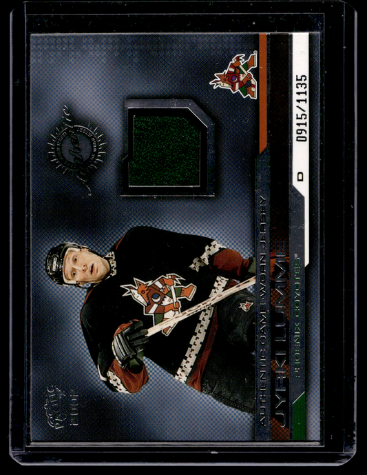 2001-02 Pacific - Jerseys - Jyrki Lumme #25 /1135