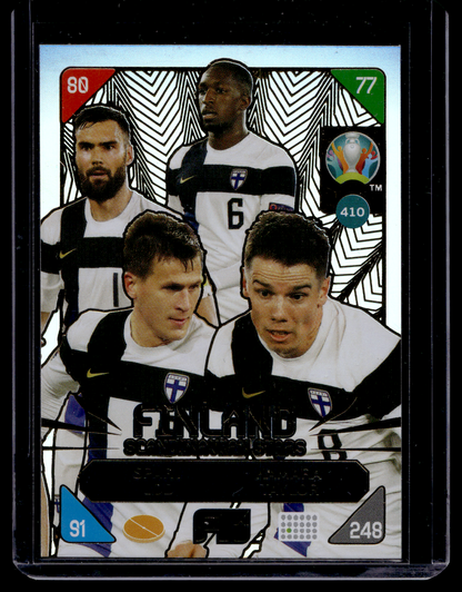 2021 Panini Adrenalyn XL UEFA Euro 2020 - 2021 Kick Off - Nordic Edition - Glen Kamara / Tim Sparv / Robin Lod / Robert Taylor #410