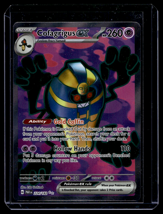 2023 Pokemon - Scarlet & Violet - Paradox Rift - Ultra Rare - Cofagrigus ex #224
