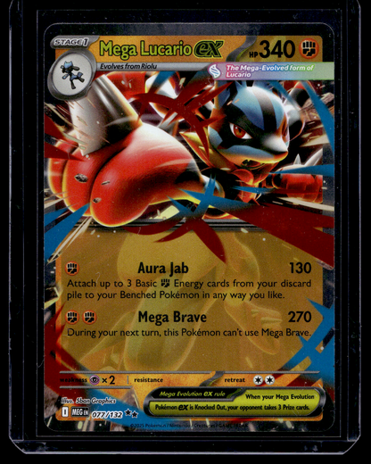 2025 Pokemon - Mega Evolutions - Mega Lucario EX #77