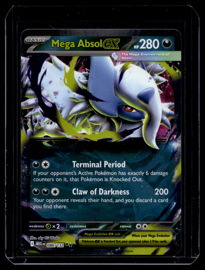 2025 Pokemon - Mega Evolutions - Mega Absol EX #86