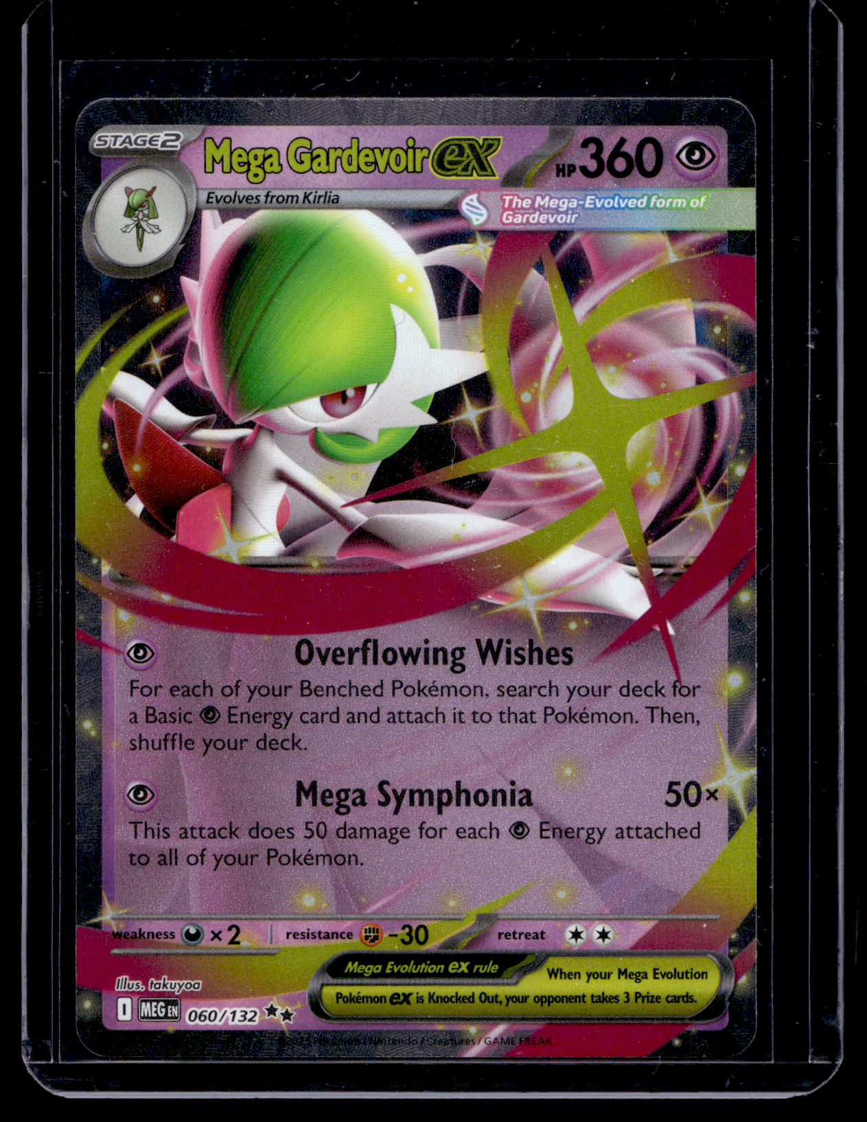 2025 Pokemon - Mega Evolutions - Mega Gardevoir EX #60
