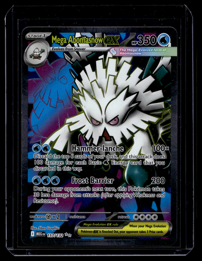 2025 Pokemon - Mega Evolutions - Ultra Rare - Mega Abomasnow EX #157