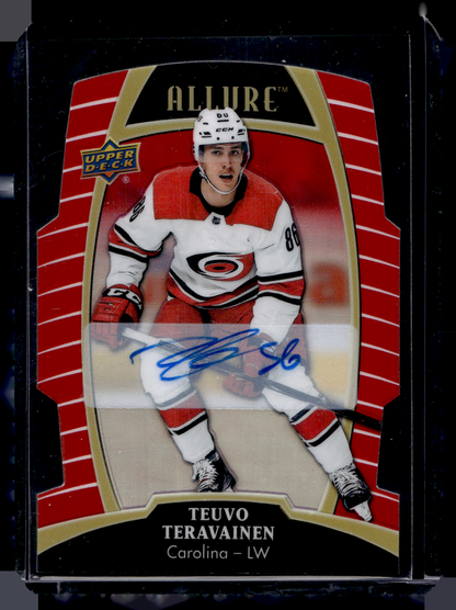 2019-20 Upper Deck Allure - Red Rainbow Autographs - Teuvo Teravainen #22