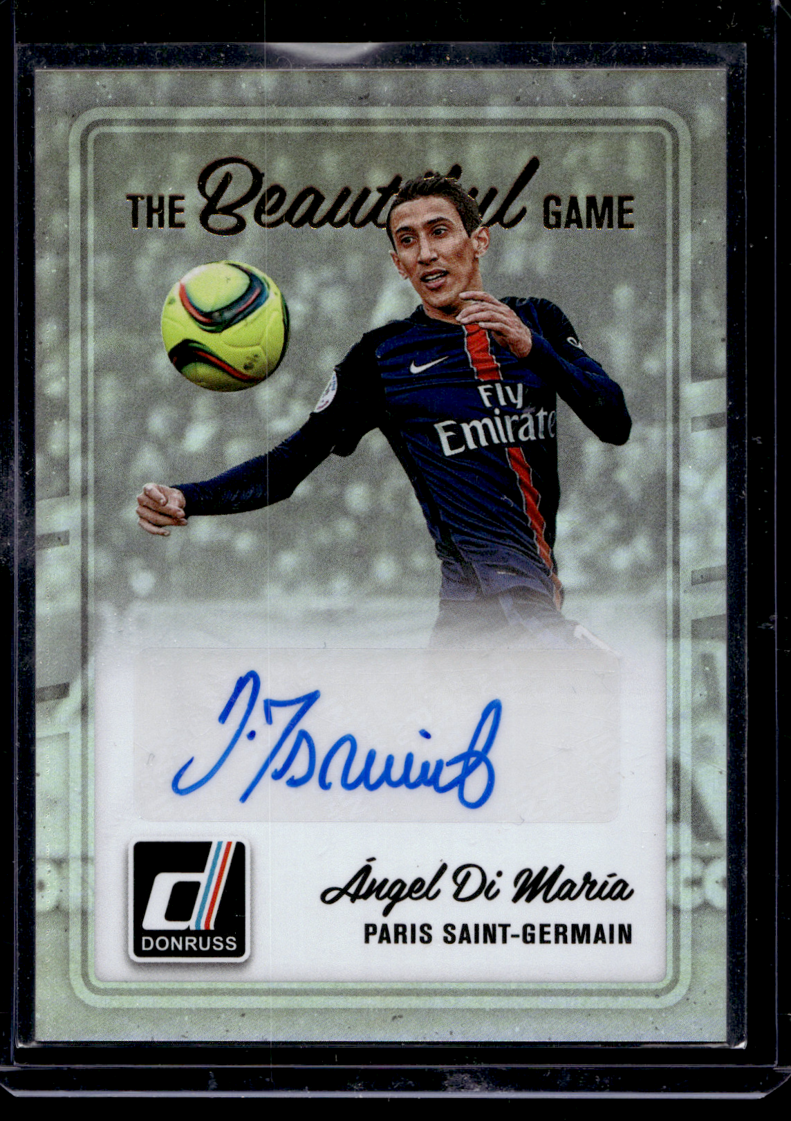 2016-17 Panini Donruss - The Beautiful Game Signatures - Angel Di Maria #BG-ADM