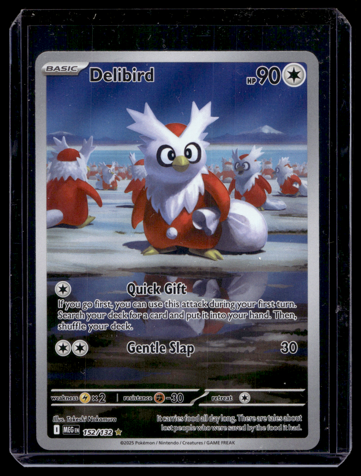 2025 Pokemon - Mega Evolutions - Illustration Rare - Delibird #152