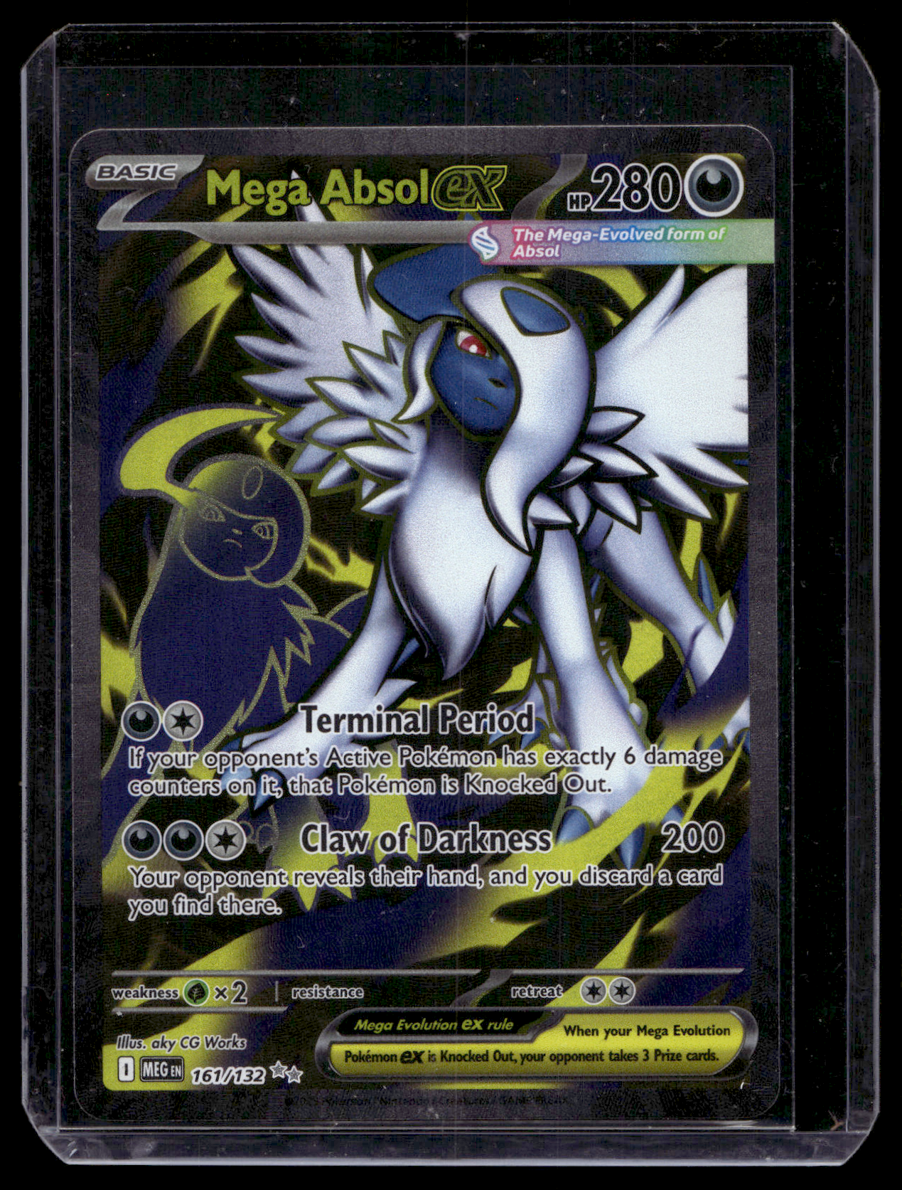 2025 Pokemon - Mega Evolutions - Ultra Rare - Mega Absol EX #161