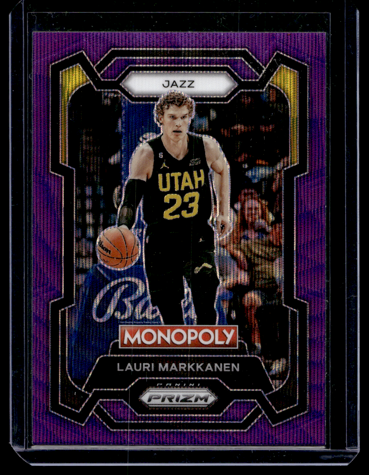 2023-24 Panini Prizm Monopoly - Purple Wave Prizm - Lauri Markkanen #85
