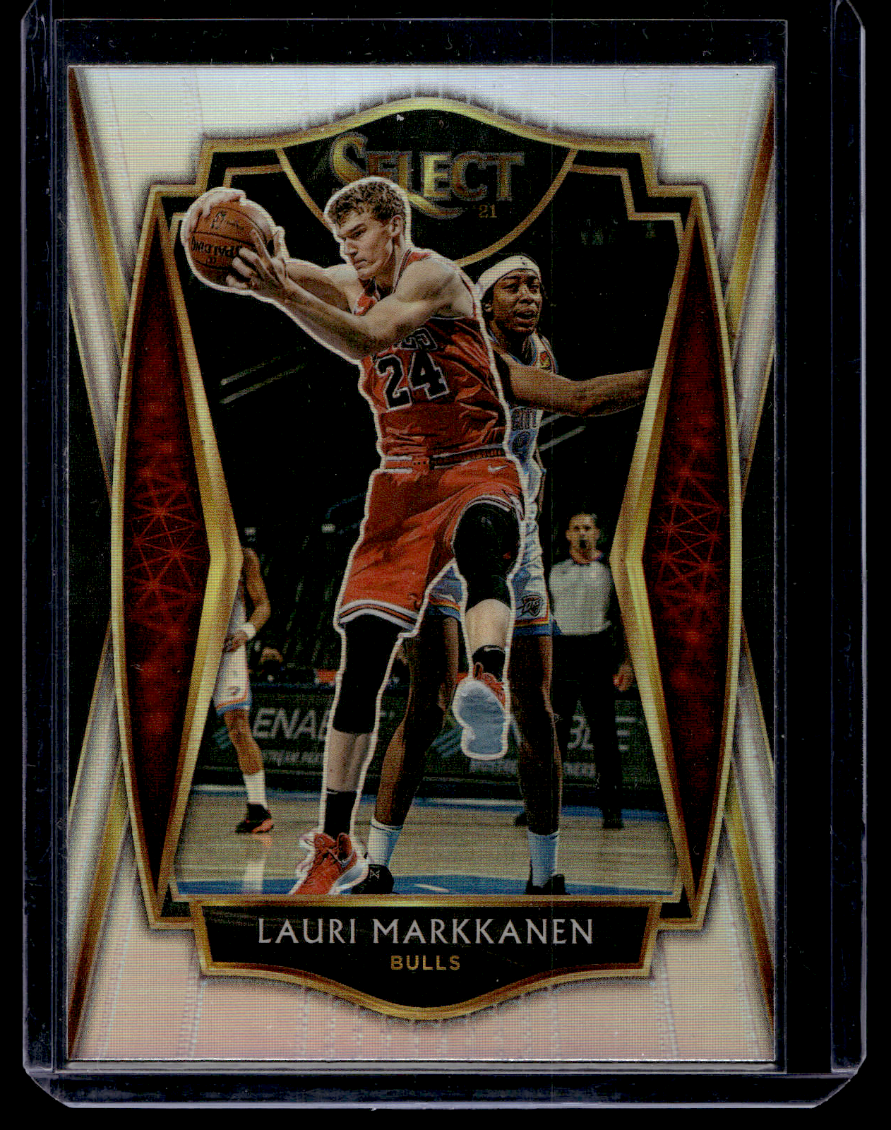 2020-21 Panini Select - Silver Prizm - Premier Level - Lauri Markkanen #162
