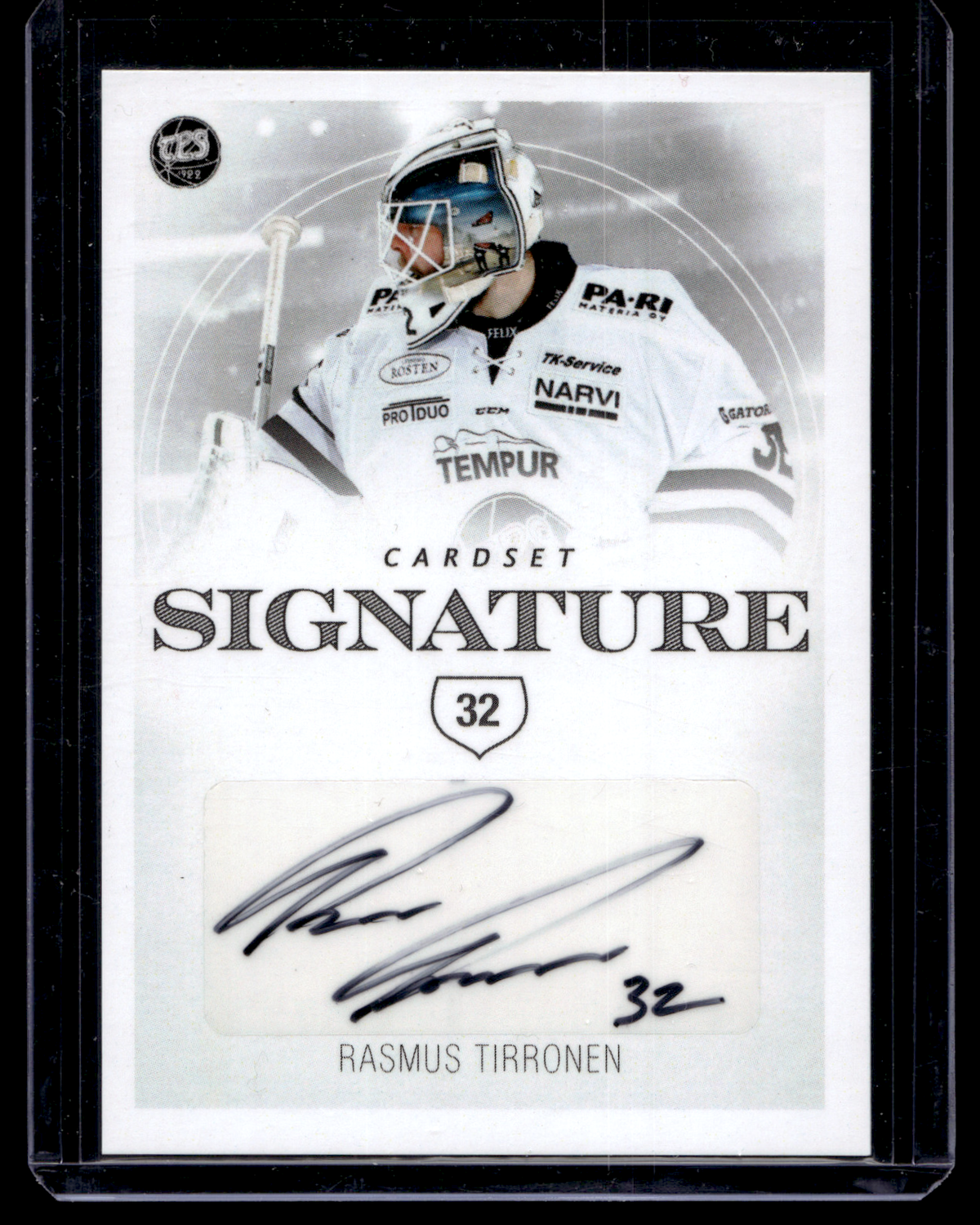Hi Rasmus Signature 2019-20 Cardset Signature - Rasmus Tirronen /125 – Mikander Sports Cards