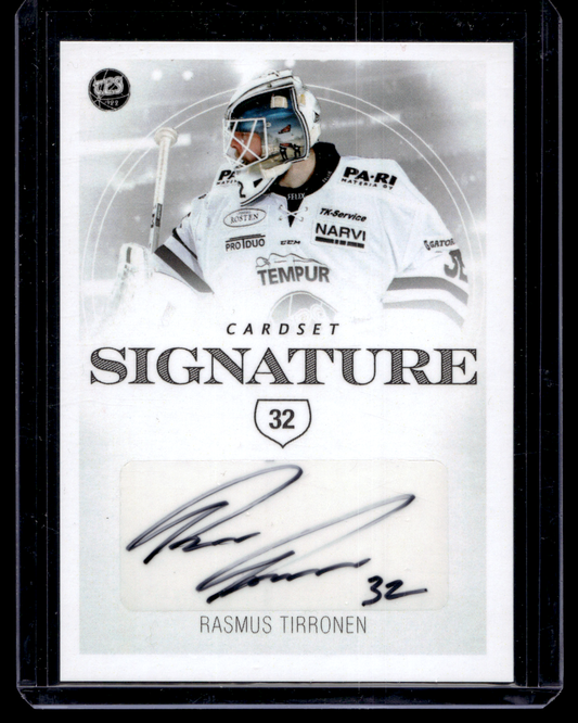 2019-20 Cardset Signature - Rasmus Tirronen /125