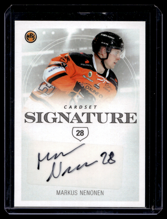 2019-20 Cardset Signature - Markus Nenonen /125