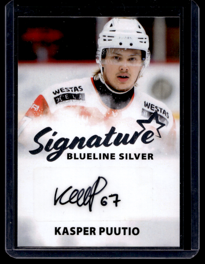 2024-25 Blueline Signature Silver - Eemeli Finland #AU-ES /100