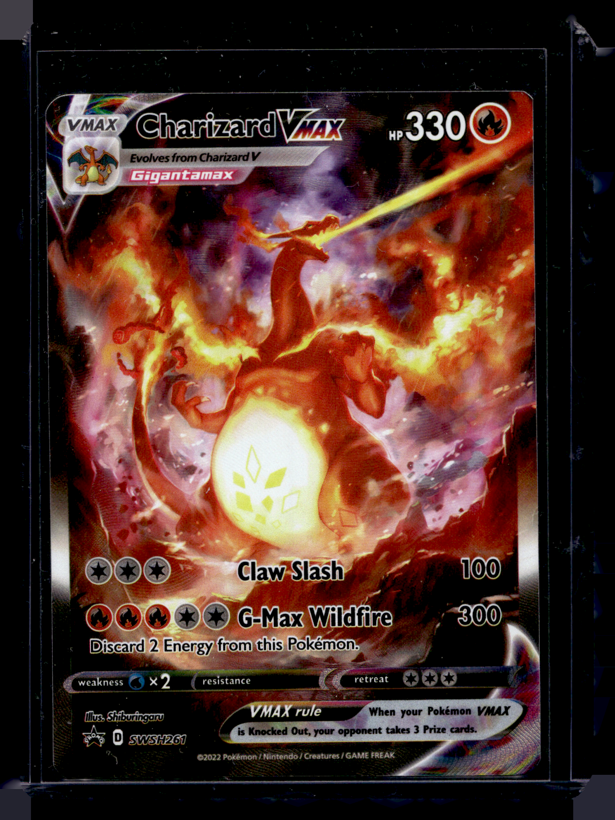 2022 Pokemon Sword & Shield - Black Star Promos - Charizard VMAX #SWSH261