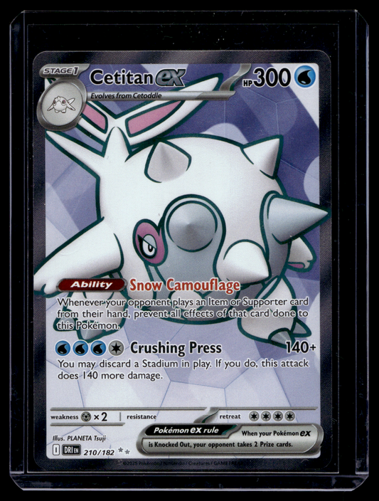 2025 Pokemon Scarlet & Violet - Destined Rivals - Ultra Rare - Cetitan #210