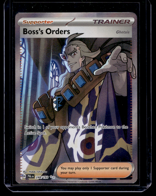 2023 Pokemon - Scarlet & Violet - Paldea Evolved - Ultra Rare - Boss's Orders #248