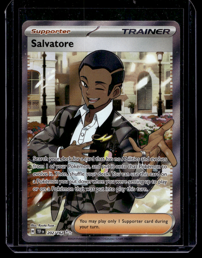2024 Pokemon - Sword & Shield - Temporal Forces - Ultra Rare - Salvatore #202