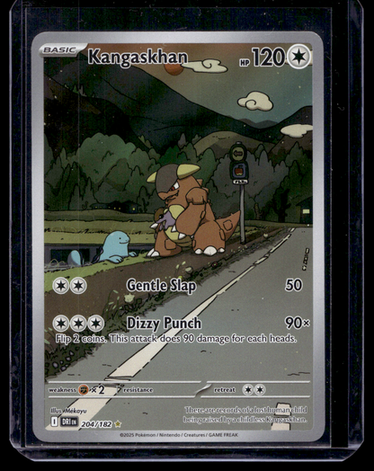 2025 Pokemon Scarlet & Violet - Destined Rivals - Illustration Rare - Kangaskhan #204