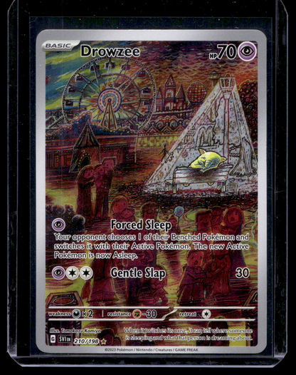 2023 Pokemon Scarlet & Violet - Scarlet & Violet - Illustration Rare - Drowzee #210
