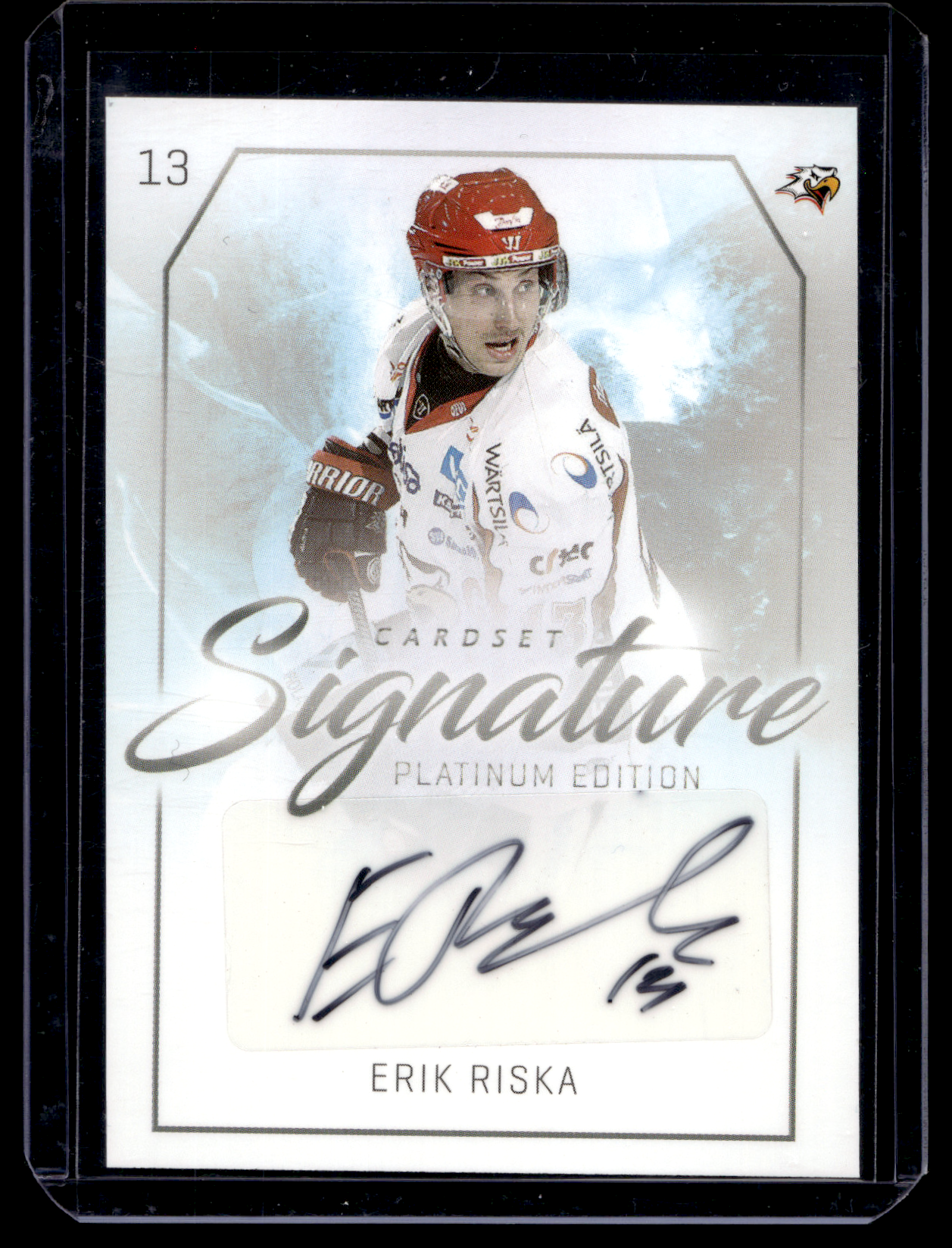 2018-19 Cardset Signature - Erik Riska /125