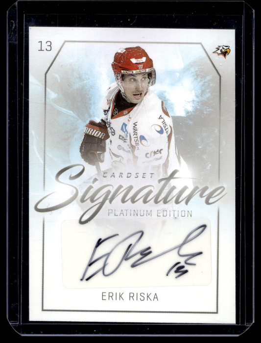 2018-19 Cardset Signature - Erik Riska /125