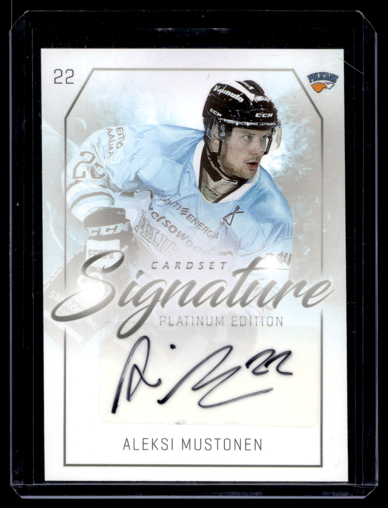 2018-19 Cardset Signature - Aleksi Mustonen /125