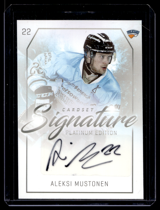 2018-19 Cardset Signature - Aleksi Mustonen /125