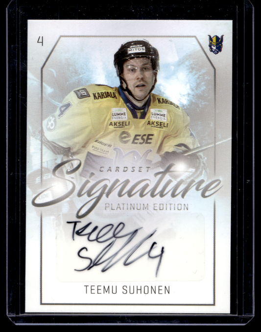 2018-19 Cardset Signature - Teemu Suhonen /125