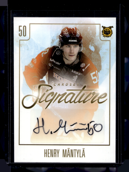 2017-18 Cardset Signature - Henry Mäntylä /125