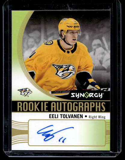2018-19 Upper Deck Synergy - Autographs - Eeli Tolvanen #A-ET RY