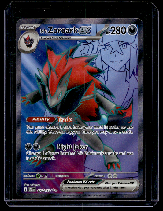 2025 Pokemon - Scarlet & Violet Journey Together - Full Art - N's Zoroark ex #175