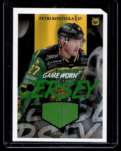 2022-23 Cardset - Game Worn Jersey - Petri Kontiola /128