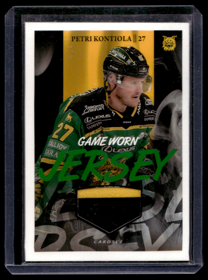 2022-23 Cardset - Game Worn Jersey - Petri Kontiola /128