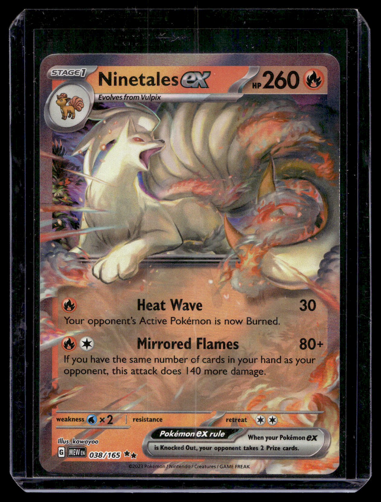 2023 Pokemon - Scarlet & Violet - 151 - Ninetales ex #038