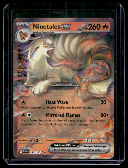 2023 Pokemon - Scarlet & Violet - 151 - Ninetales ex #038
